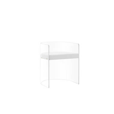 Cb2 antonio acrylic discount chair